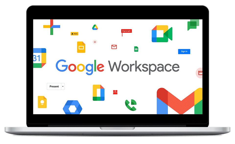 schermata google workspace